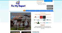 Desktop Screenshot of fixmyreport.com